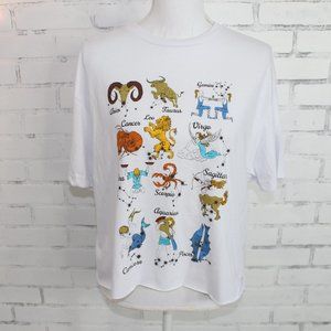 Zodiac Sign Cropped T-Shirt